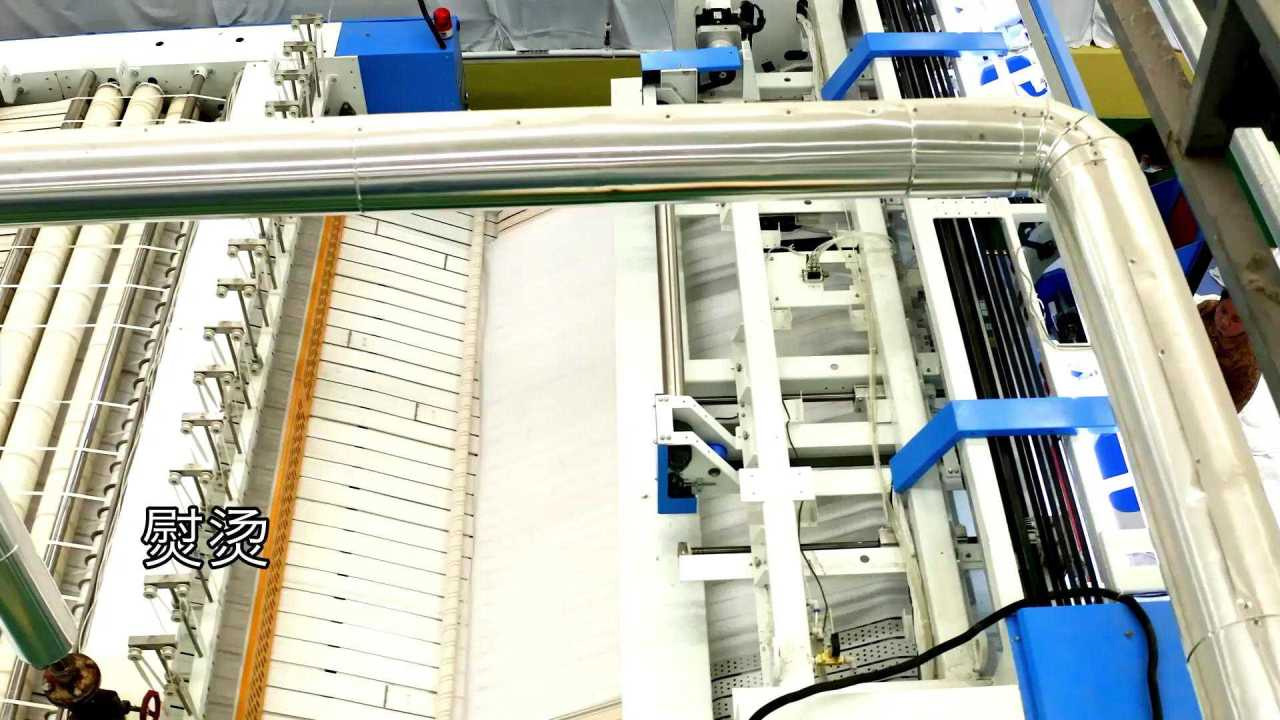 		床单布草烫平机视频	